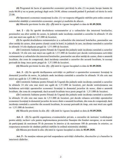 Document oficial! Ce măsuri de relaxare trebuie să respecte românii începând cu 1 septembrie! Decizia luată de CNSU