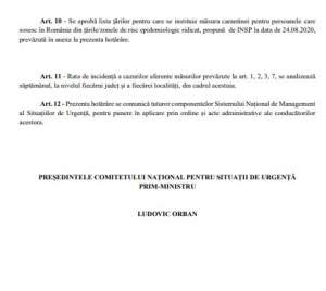 Document oficial! Ce măsuri de relaxare trebuie să respecte românii începând cu 1 septembrie! Decizia luată de CNSU