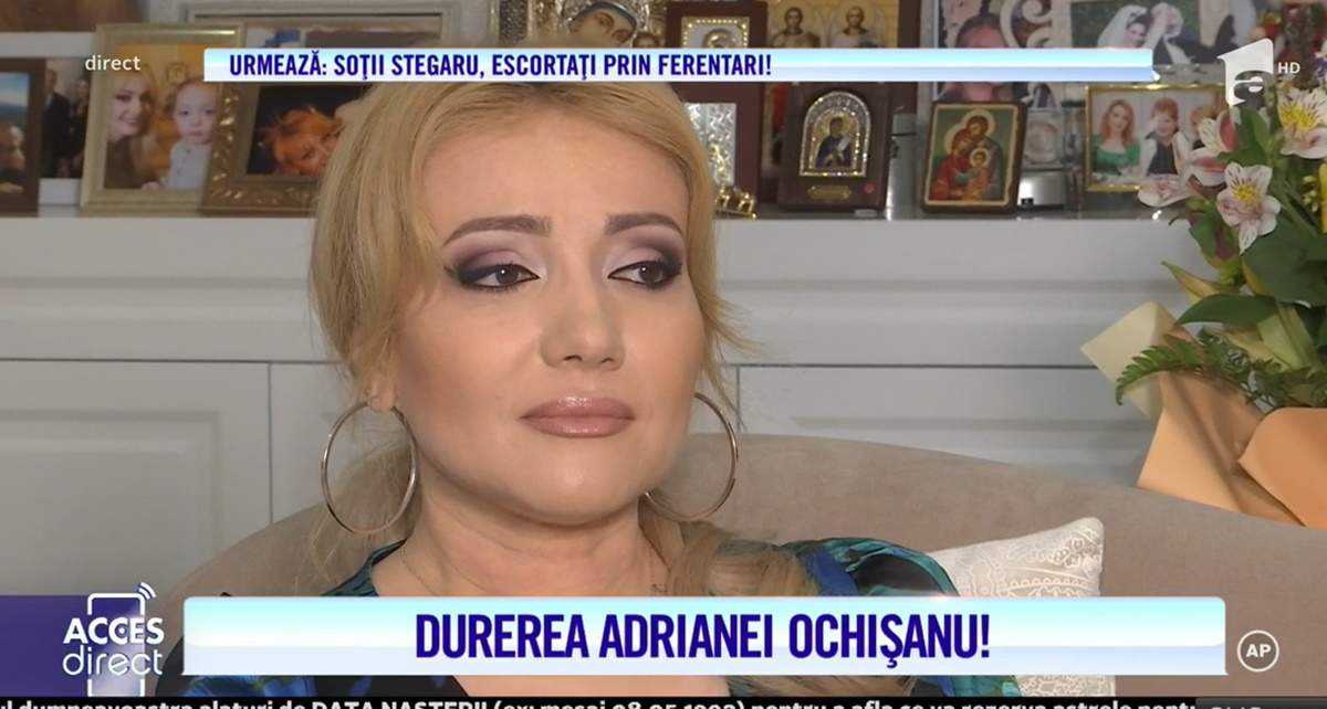 Durerea Adrianei Ochișanu! A divorțat de Corneliu Botgros, după 17 ani de căsnicie. ”Am plecat fără nimic. Am suferit foarte mult” / VIDEO