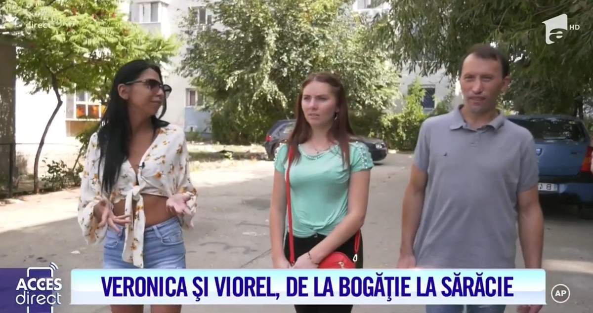 Veronica și Viorel, de la bogăție, la sărăcie! Soții Stegaru au ajuns în cartierul Ferentari! ”N-aș putea să stau aici”  / VIDEO
