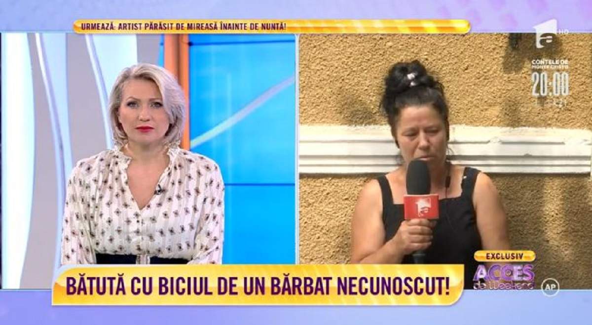 Femeia din Teleorman, bătută cu bestialitate, cu biciul și bastonul, la drumul mare! Oina ar fi fost acuzată pe nedrept de furt! / VIDEO