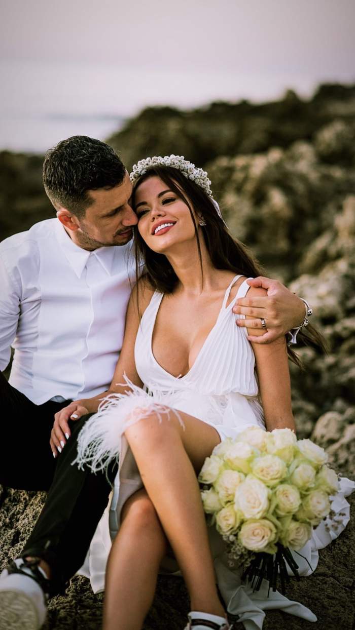 Flick s-a căsătorit! Imagini de la nunta cu frumoasa Denisa / FOTO