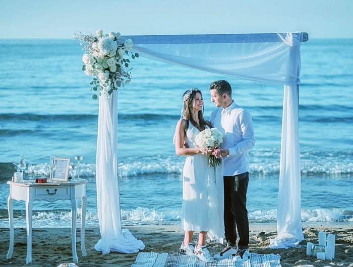 Flick s-a căsătorit! Imagini de la nunta cu frumoasa Denisa / FOTO