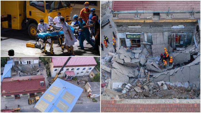 29 de oameni au murit, după ce un restaurant s-a prăbușit