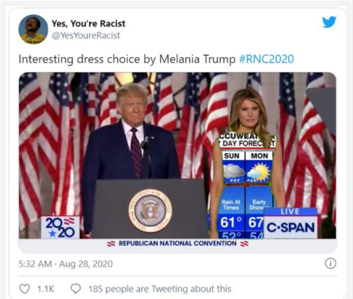 Melania Trump a devenit subiect de glume, după ce a făcut o gafă vestimentară! Cum a putut o rochie să o facă de râs pe Prima Doamnă / FOTO