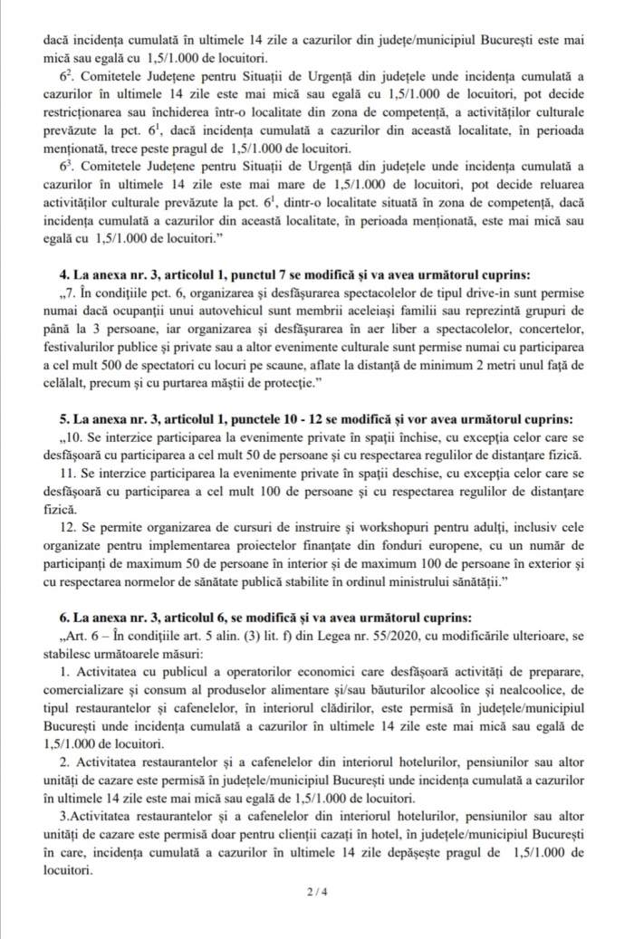 Hotărâre de Guvern: Restaurantele și cinematografele se redeschid pe 1 septembrie. Care sunt condițiile