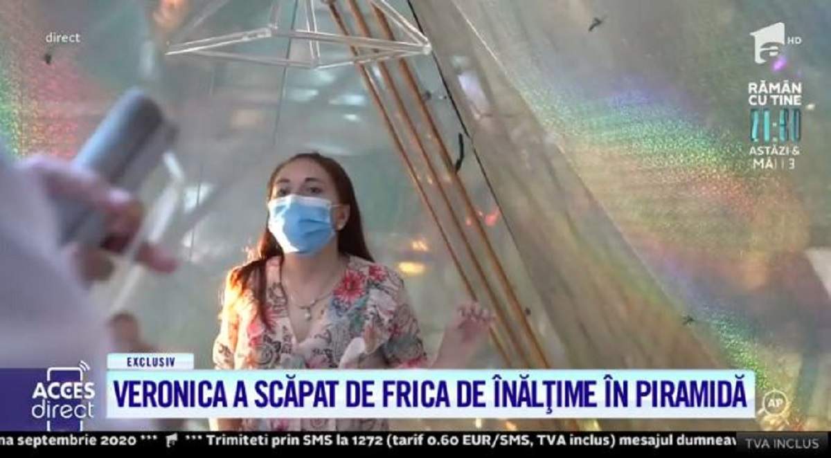 Veronica, peripeții în piramidă! Ce a speriat-o de moarte pe Vulpița: „Nu mai pot, îmi e frică” / VIDEO