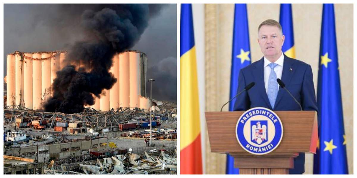 Președintele Klaus Iohannis, mesaj de condoleanțe pentru familiile victimelor exploziei din Beirut