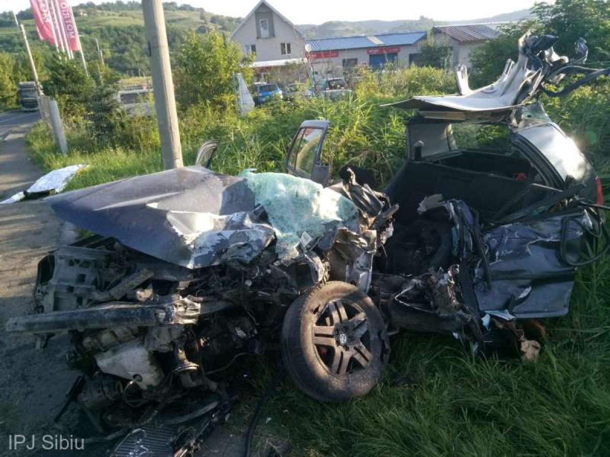 Tânăr de 24 de ani din Sibiu, mort într-un cumplit accident rutier! A pierdut controlul volanului