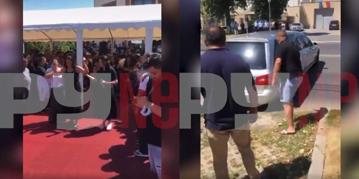 Momentul în care Emi Pian a fost adus acasă cu mașina mortuară! Șiroaie de lacrimi și strigăte de durere la priveghiul liderului interlop! / VIDEO