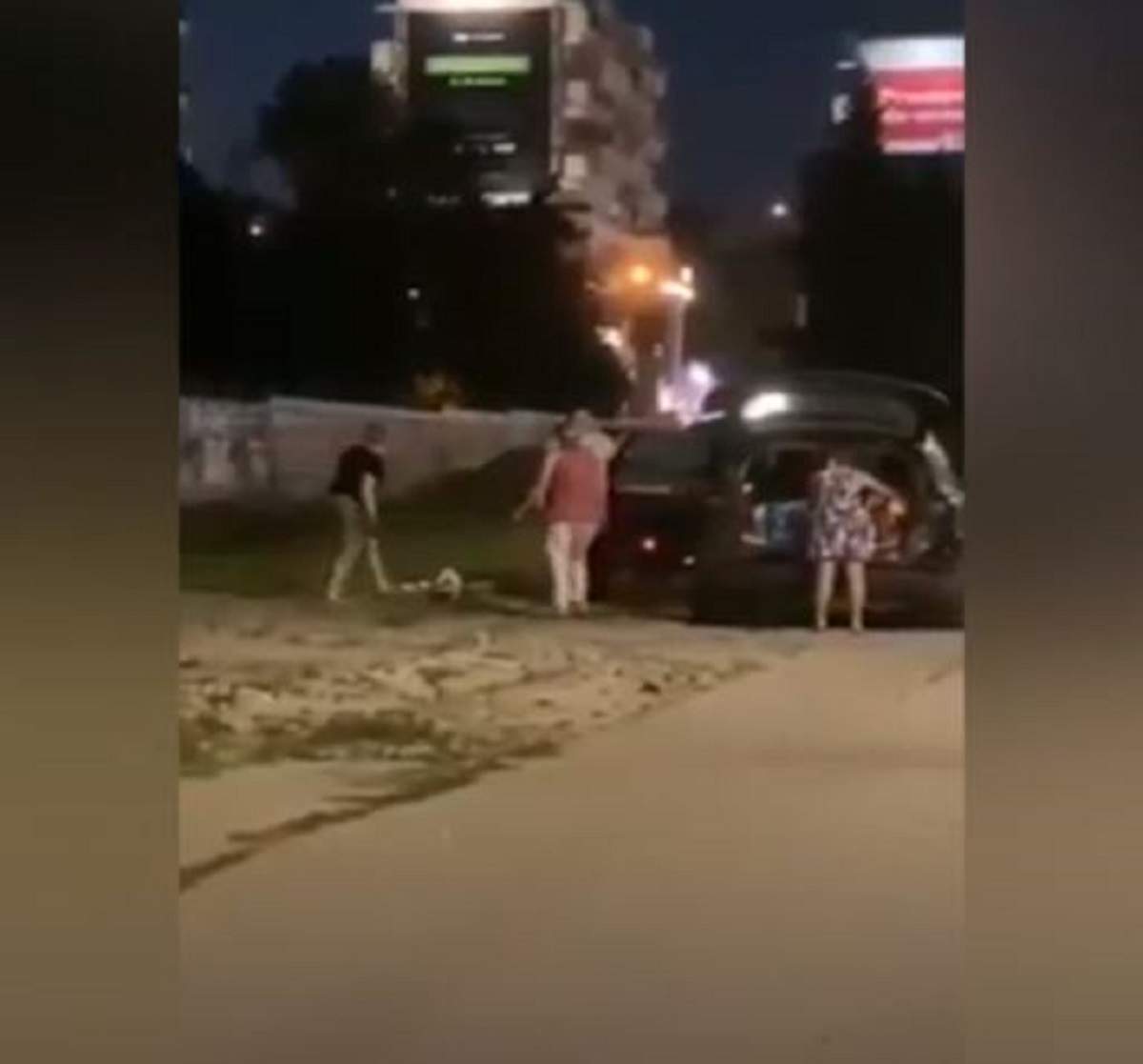 Patru femei din Chișinău, prinse în flagrant în timp ce fură pavajul de pe stradă și îl pun într-o mașină de fițe! / VIDEO