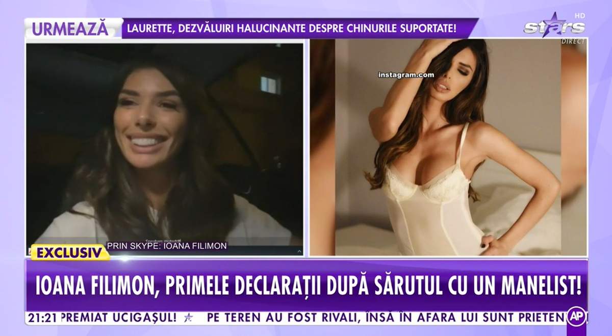 Ioana Filimon, despre sarutul cu Jador. Primele declarații