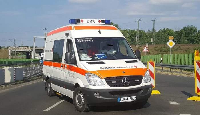 O ambulanță din Germania.