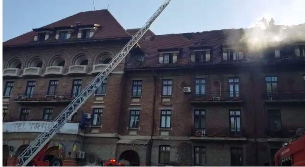 Incendiu în București