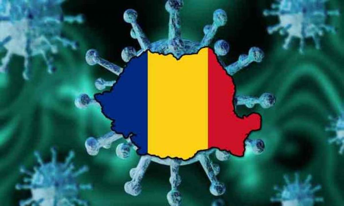 coronavirus şi harta româniei colorată cu tricolorul româniei