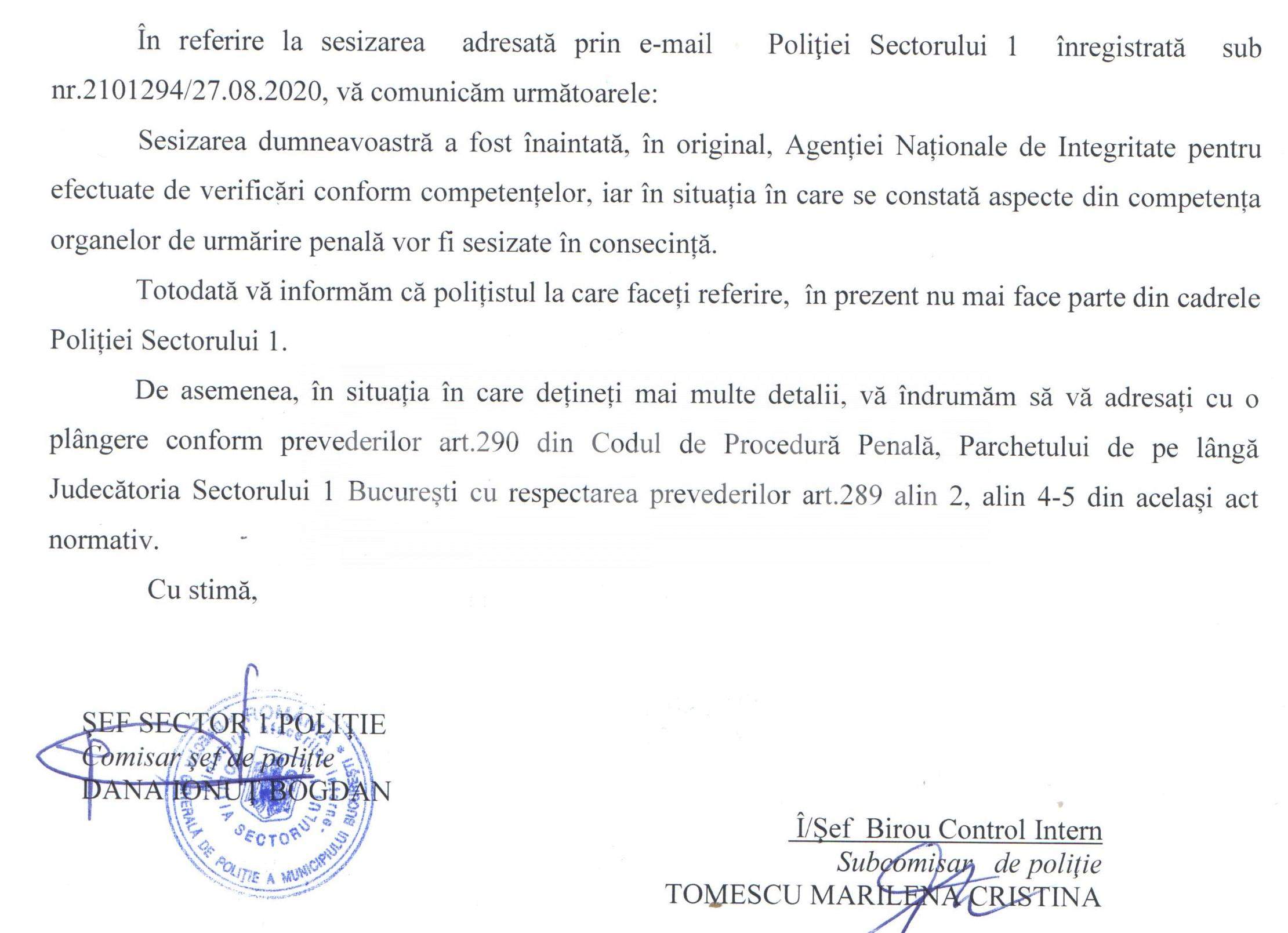 Anunț incredibil în cazul șefei din poliție care a fost băgată în belele de propriul soț / Document exclusiv