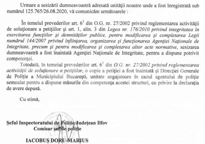 Anunț incredibil în cazul șefei din poliție care a fost băgată în belele de propriul soț / Document exclusiv