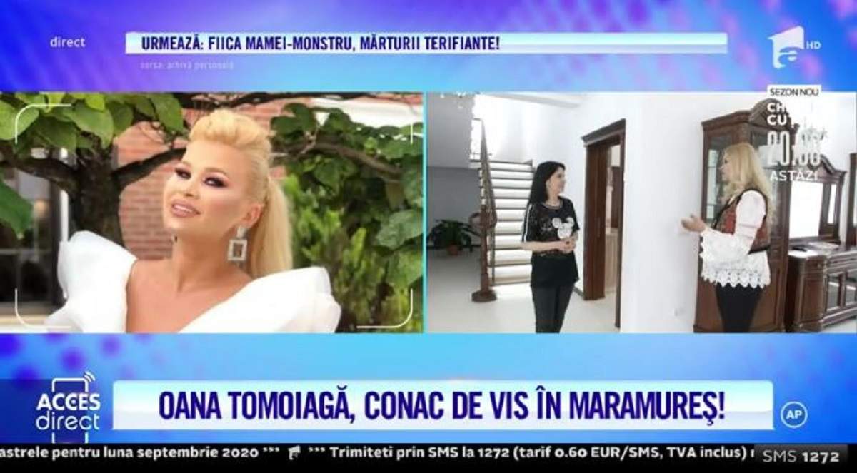 Oana Tomoiagă, prietena Vlăduței Lupău, a divorțat de soț! Artista locuiește acum împreună cu părinții și fiul ei într-un conac de vis, în Maramureș! / VIDEO