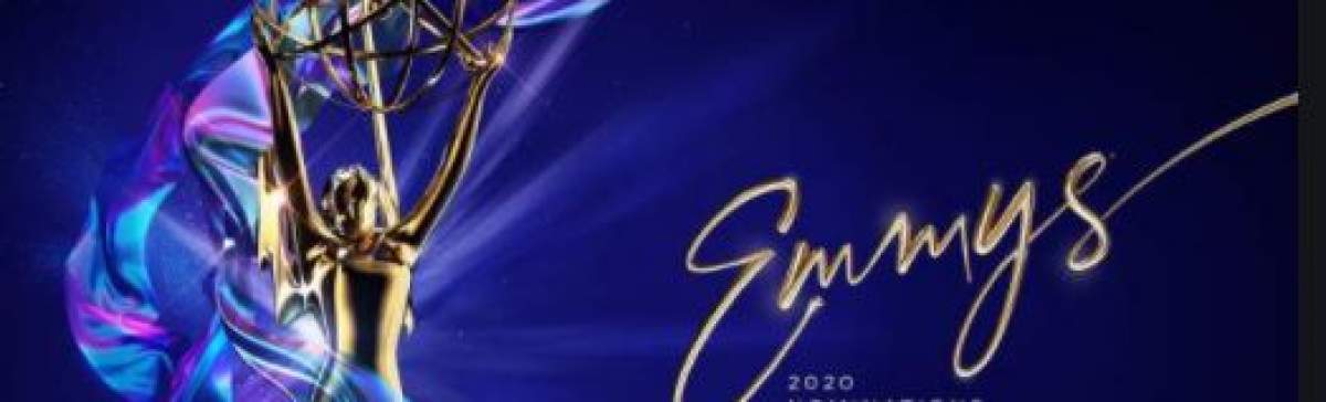 Fotografie cu simbolul Premiilor Emmy 2020