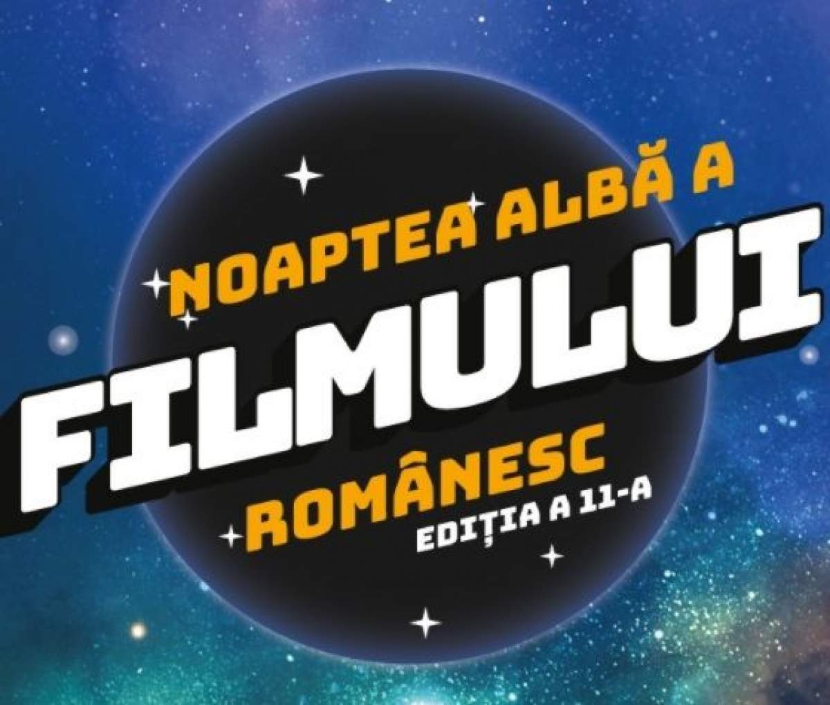 Imagine simbol a evenimentului Noaptea Albă a Filmului Românesc 2020