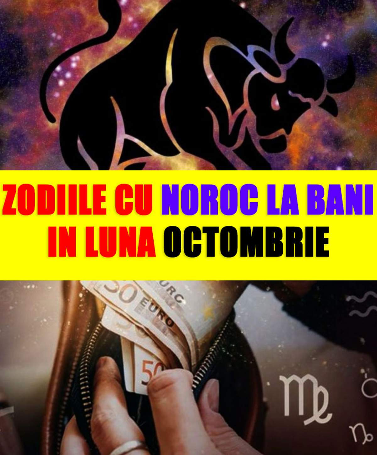 Zodiile cu noroc la bani în luna Octombrie