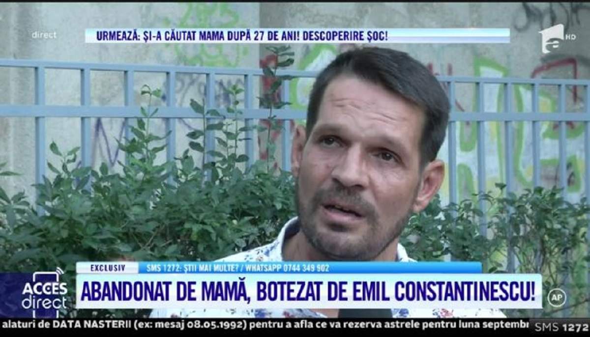 Acces Direct. Ioan a fost abandonat de mamă și crescut în lagăr! Tânărul botezat de Emil Constantinescu, respins și acum de cea care i-a dat naștere: „Mi-a trântit ușa în nas” / VIDEO