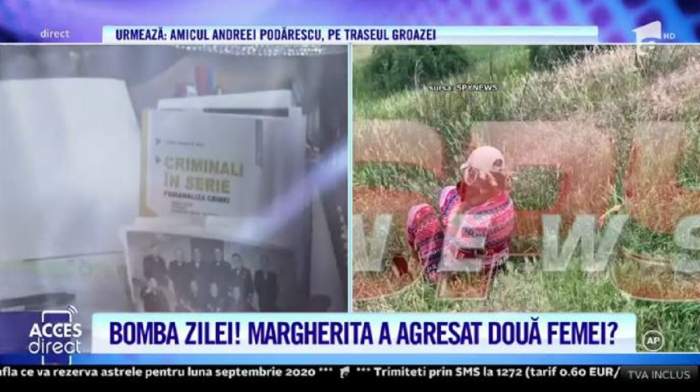 Ce obiect șocant poartă Margherita de la Clejani cu ea, după ce ar fi lovit și amenințat două femei: „Criminali în serie” / VIDEO