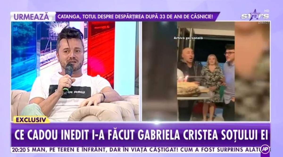 Ce cadou inedit i-a făcut Gabriela Cristea lui Tavi de ziua lui?