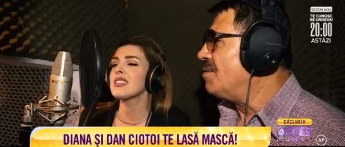 Dan Ciotoi și Diana Bișinicu au cântat împreună la ”Acces Direct”