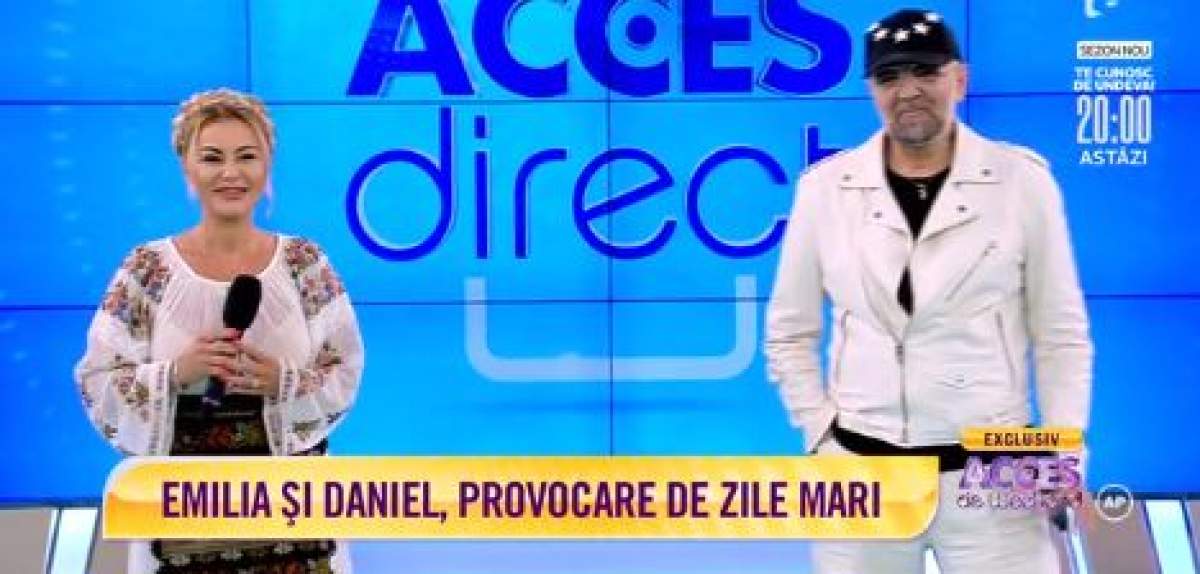 Emilia Ghinescu și Daniel Iordăchioaie cântă ”Se mărită Mona” la Acces Direct