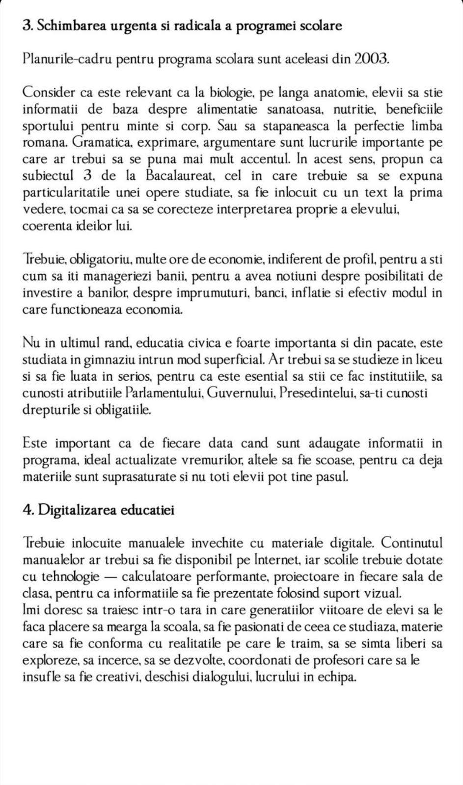 Cum vrea să schimbe Selly sistemul de învățământ din România. Scrisoarea sa către Guvern și soluțiile propuse / FOTO