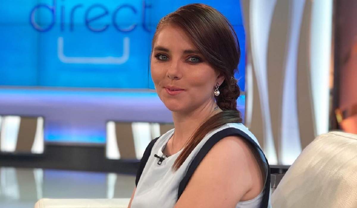 Veronica Stegaru, zisă Vulpița, în platoul emisiunii „Acces Direct”, 23 august 2020