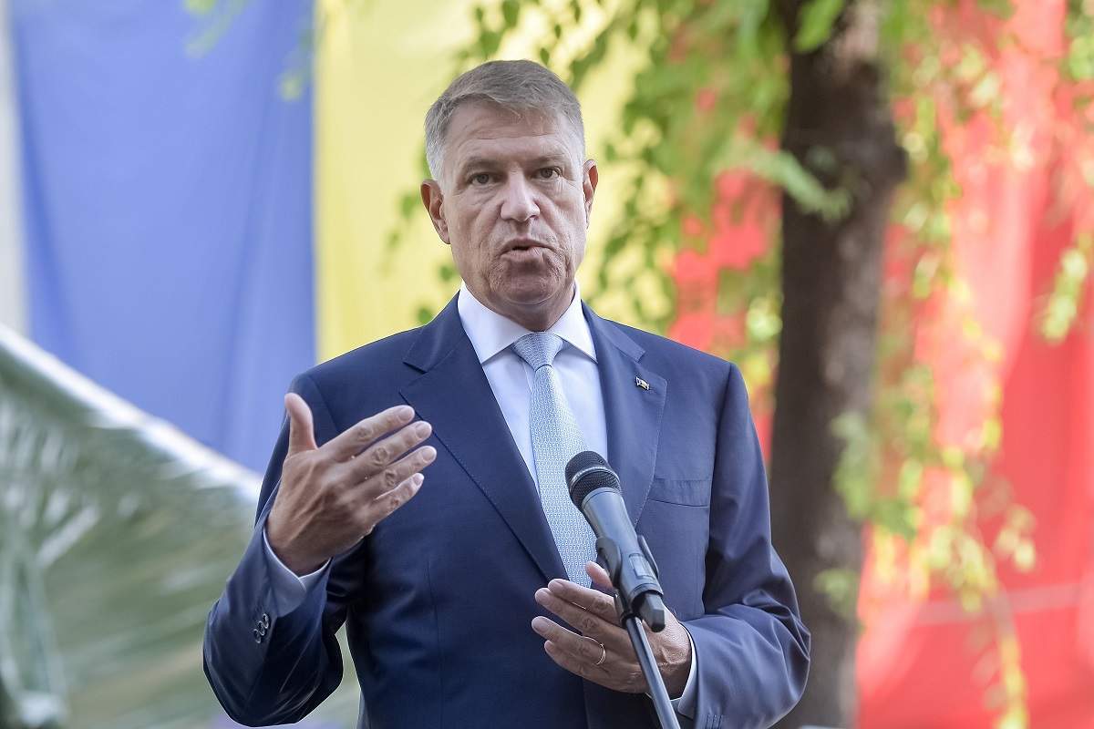 Președintele Klaus Iohannis, declarații de presă la Institutul Național de Cercetare Ion Cantacuzino din București, 8 iulie 2020