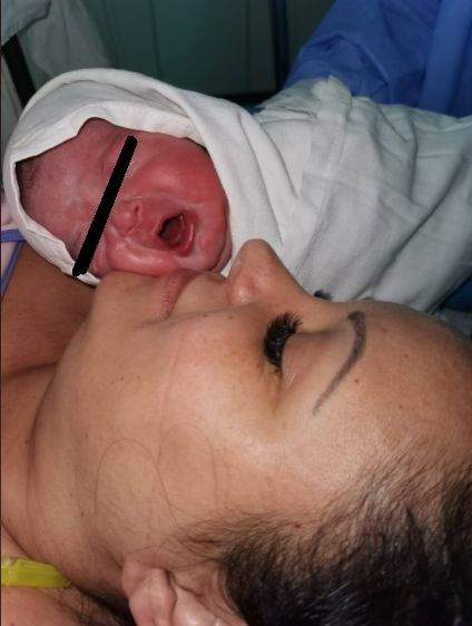 Silvana Rîciu a născut o fetiță de 3.600 kilograme