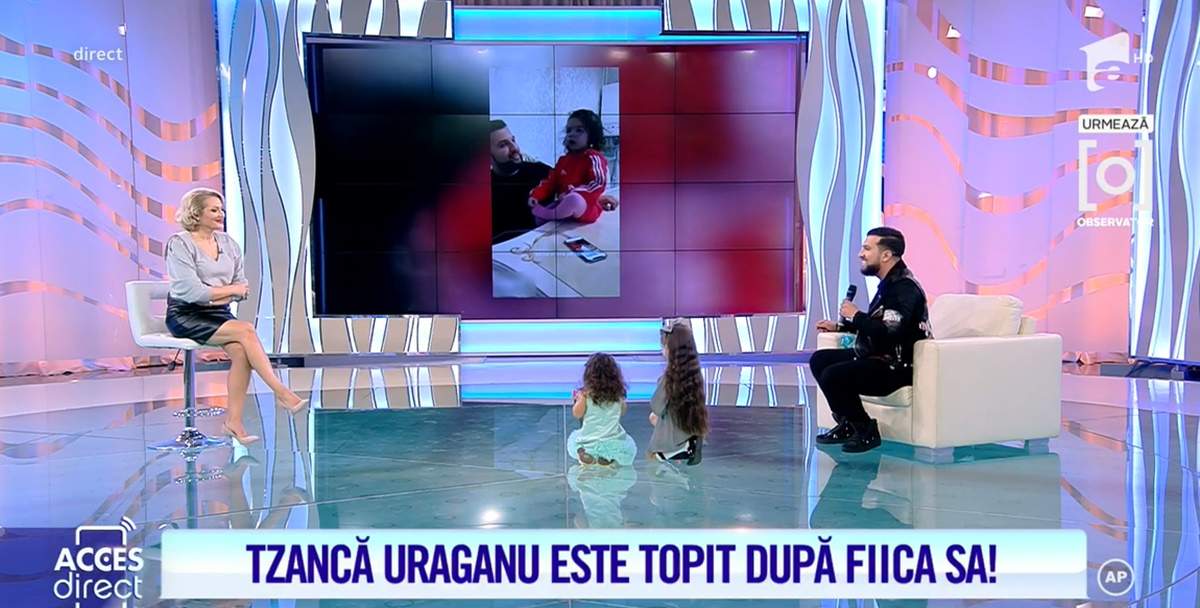 Tzanca Uraganu și fetița la Acces Direct