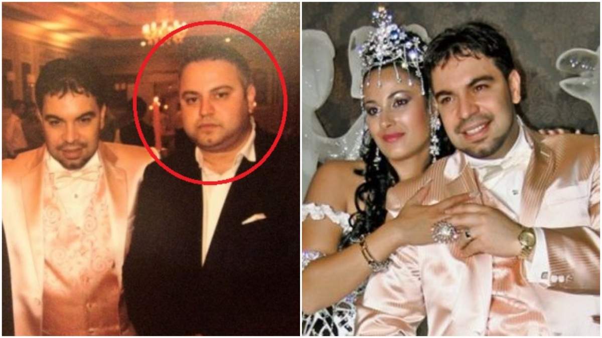 Florin Salam cu Ștefania Stoian (Fănica) și fratele lui, Nelu Stoian, la nunta lui