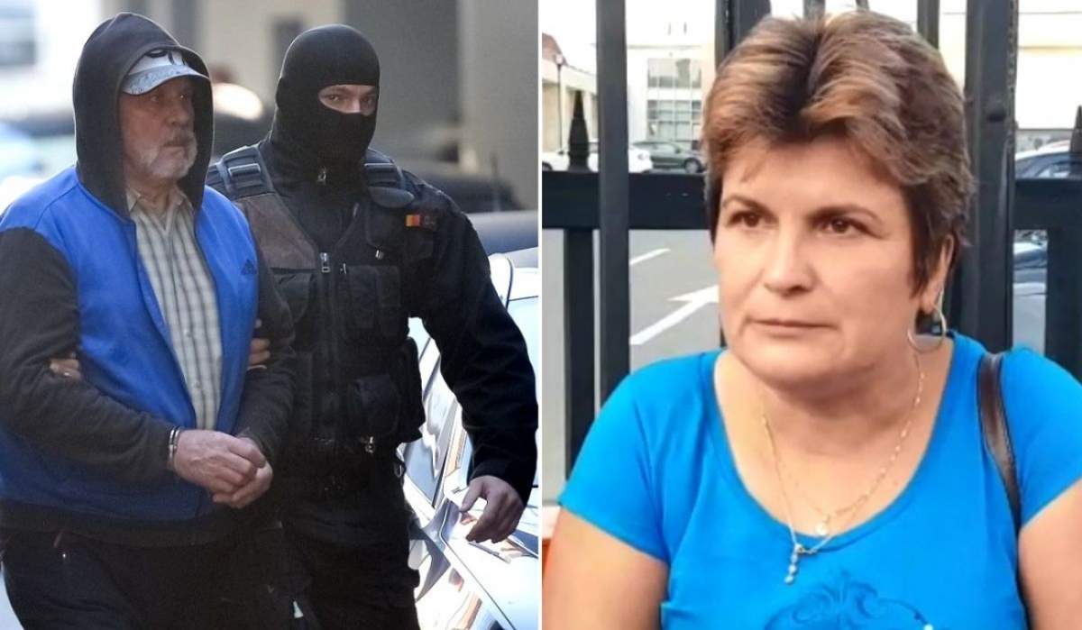 Gheorghe Dincă cu barbă escortat de polițiști, Monica Melencu tunsă scurt cu tricou albastru
