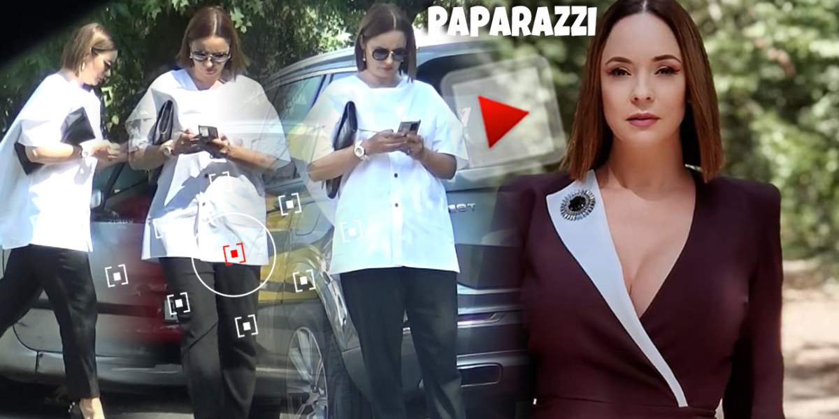 Andreea Marin face față și treburilor „murdare”! Nu și-a făcut griji pentru ținuta elegantă și s-a descurcat cu brio / PAPARAZZI