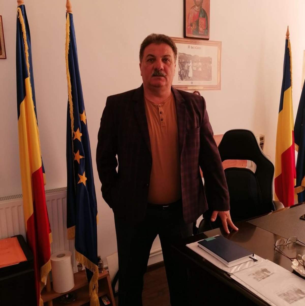 Eugen Safta, primarul comunei Sadova, a murit la câteva ore după ce a câștigat din nou alegerile.