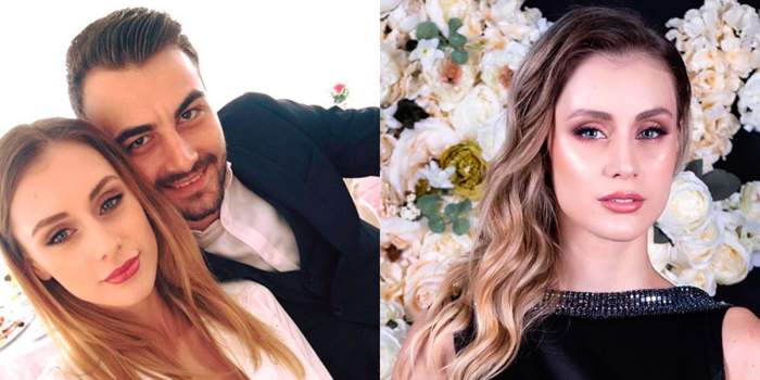 Iulia și soțul ei. Ea lucra ca model