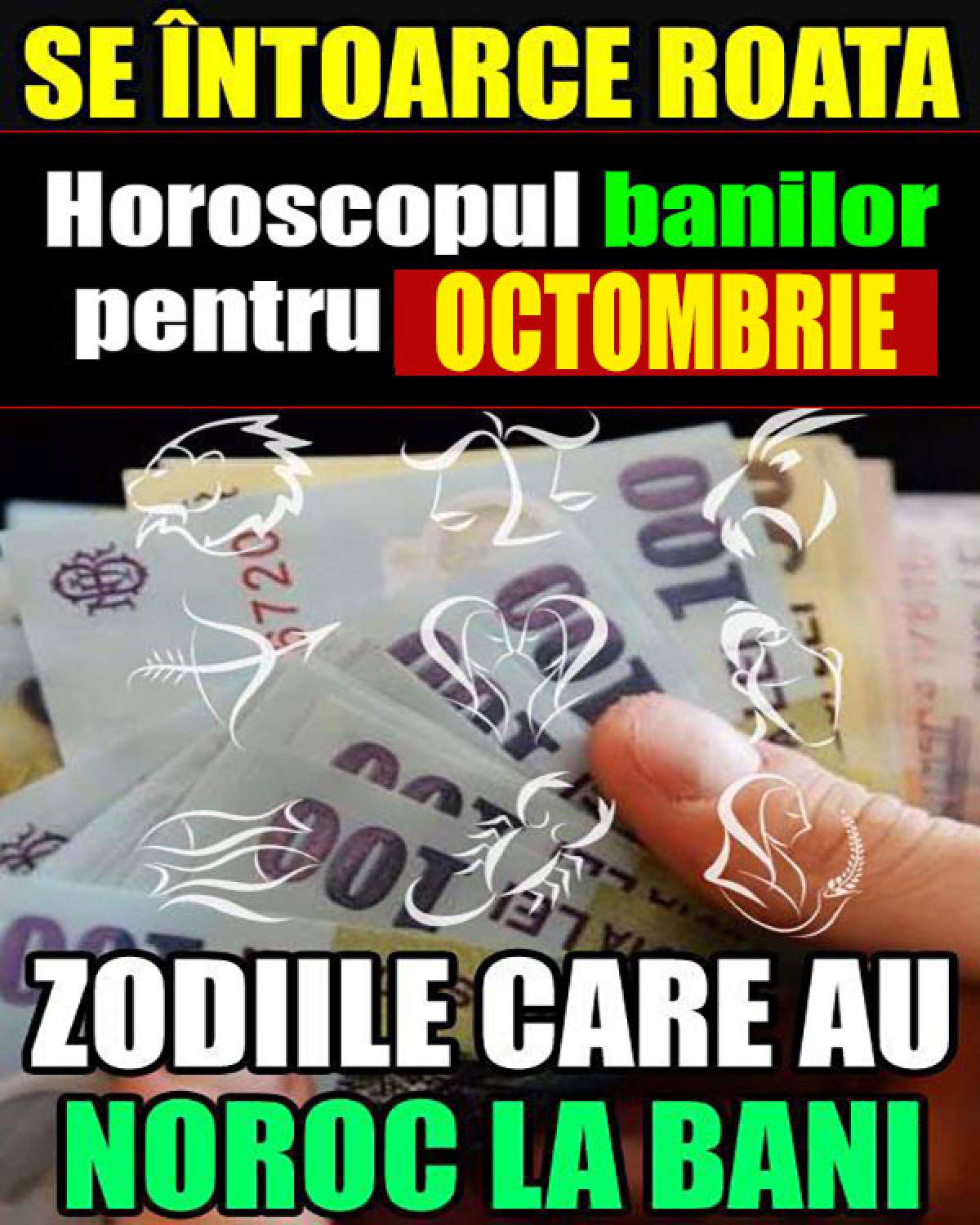 Horoscopul banilor pentru luna Octombrie