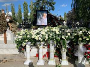 Primele imagini cu mormântul lui Nelu Stoian! Fratele lui Florin Salam a fost îngropat astăzi