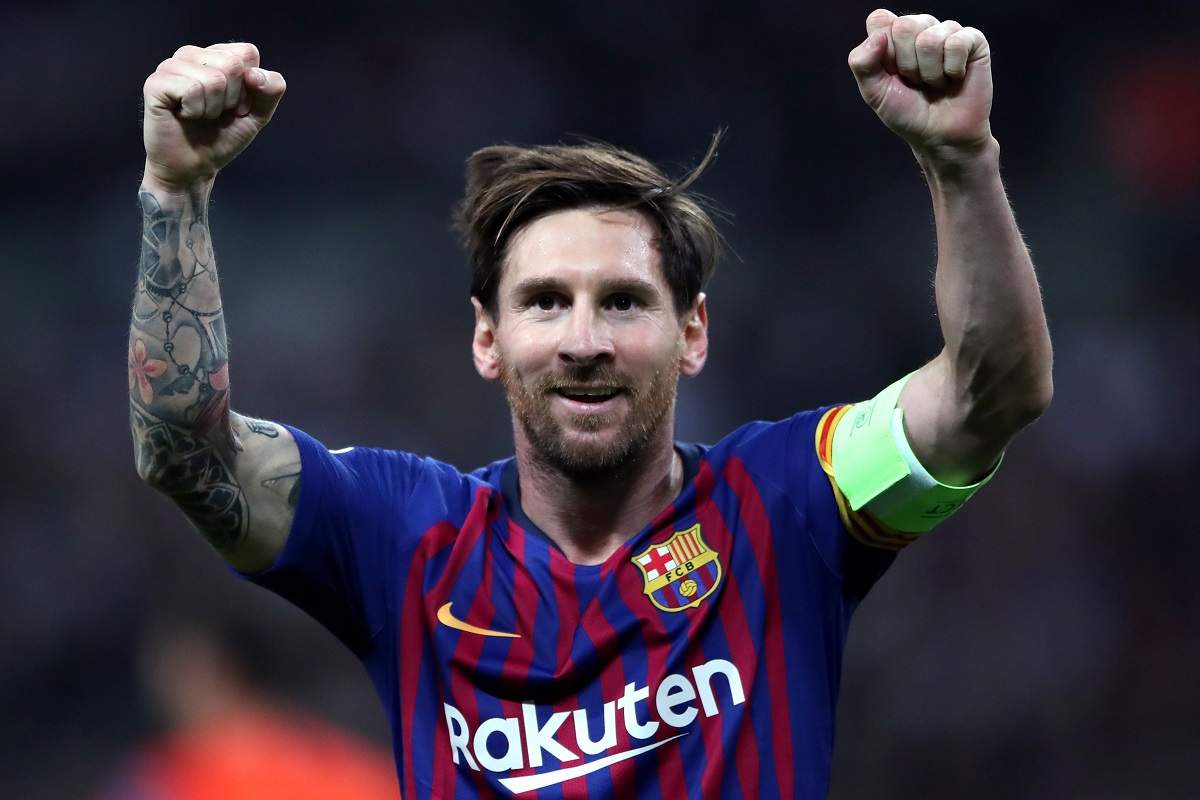 Lionel Messi, jucând pentru Barcelona, la UEFA Champions League, 10 martie 2018