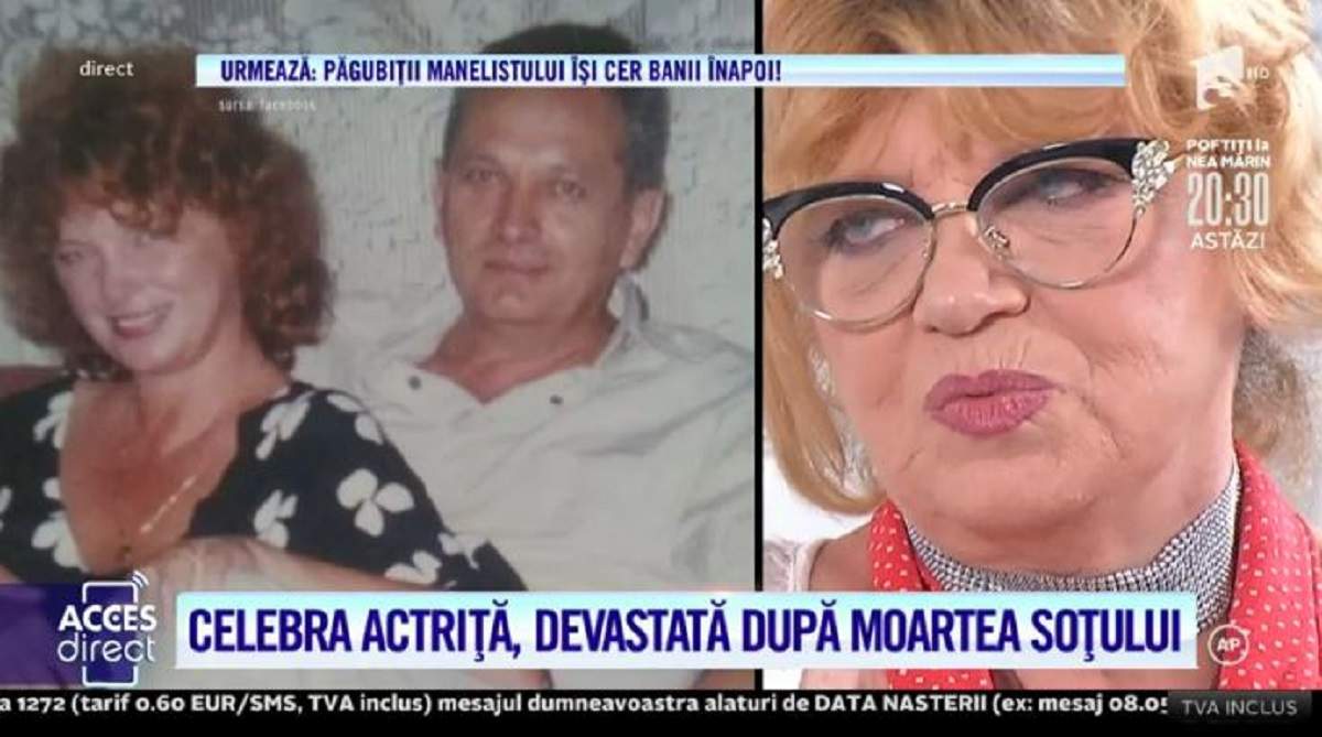 Cezara Dafinescu, devastată de durere după moartea soțului, Gelu Fronea: „Nu am putut să-mi iau rămas-bun de la el” / VIDEO