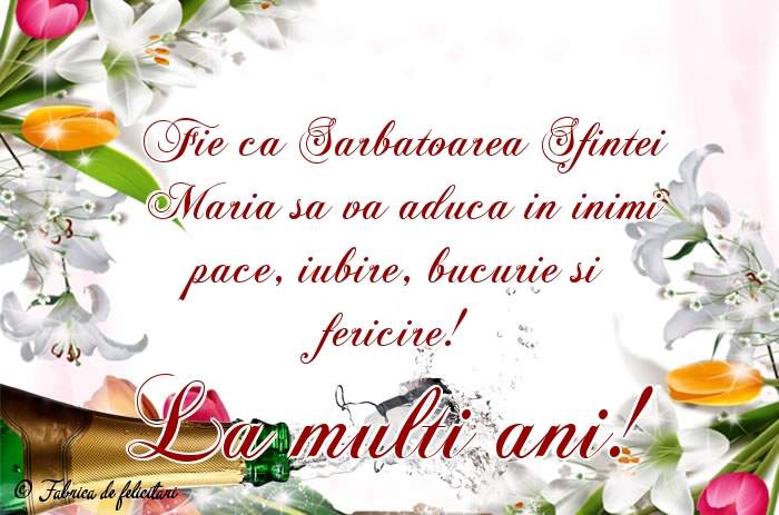 Mesaje de „La mulți ani” pentru Sfânta Maria mică. Felicitări și poze pentru cei dragi