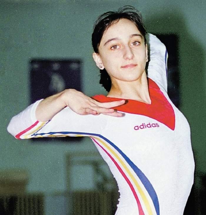 Gina Gogean, când era gimnastă de performanță