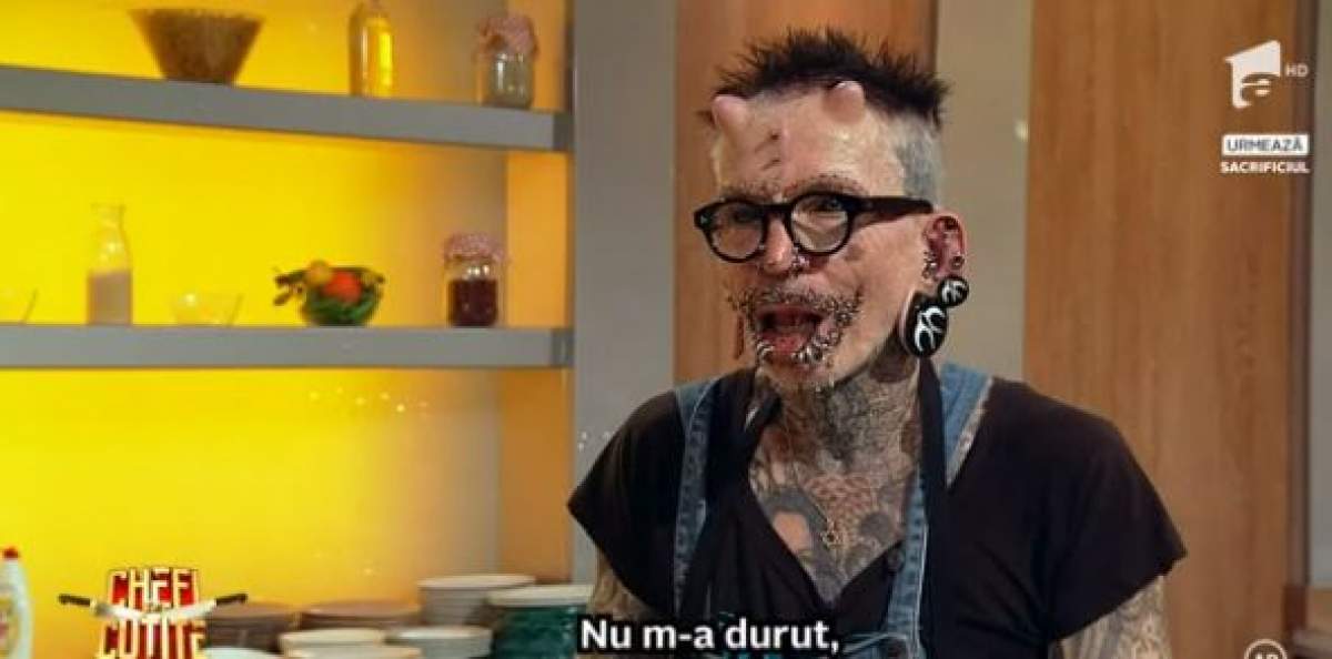Rolf este cel mai controversat concurent de la ”Chefi la cuțite”, cu cele mai multe tatuaje și piercinguri