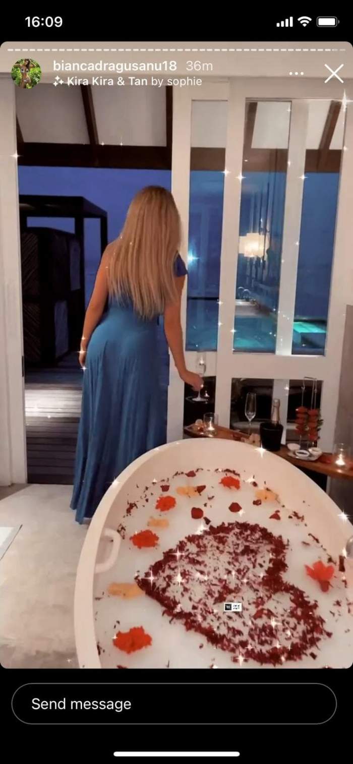 Gabi Bădălău, un romantic incurabil pentru Bianca Drăgușanu. Cum o răsfață pe blondină / FOTO