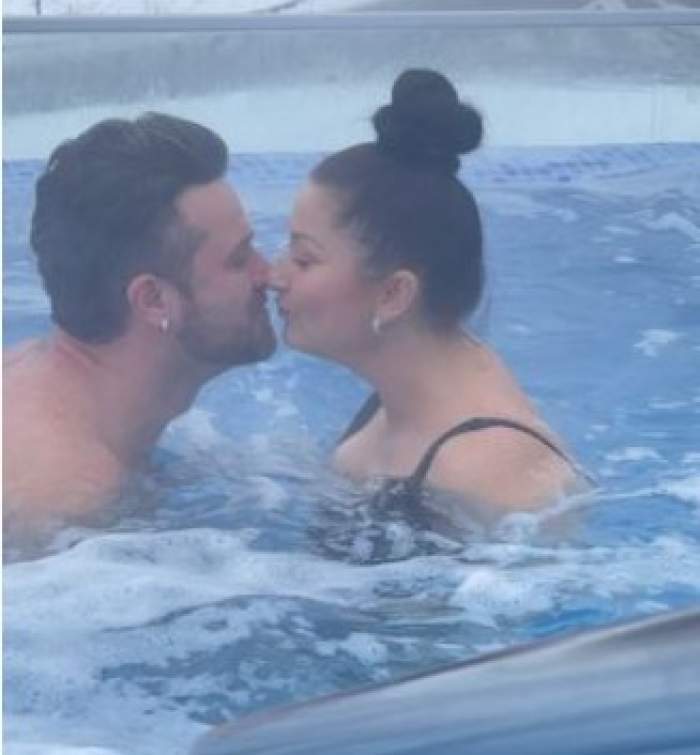 Gabriela Cristea și Tavi Clonda, sărut pasional în jacuzzi! Cei doi se iubesc ca în prima zi / FOTO