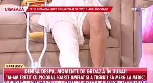 Denisa Despa, accident în noaptea de Revelion, în Dubai! Primele declarații, după ce și-a rupt piciorul! ”Am alunecat și am căzut! / VIDEO